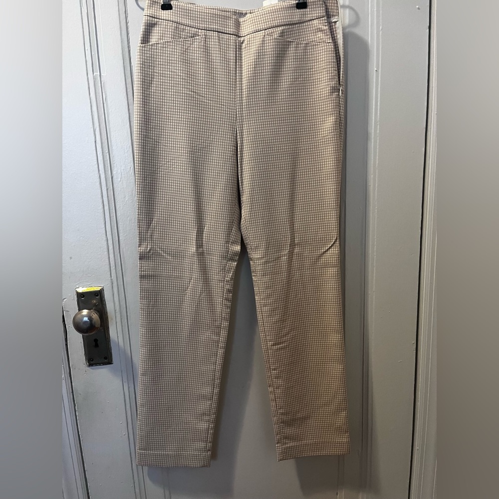 Loft - Gingham Slacks